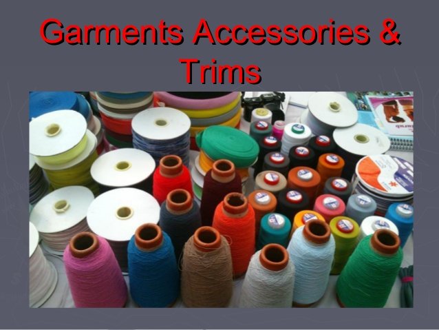 What are differences between Trims & Accessories ?